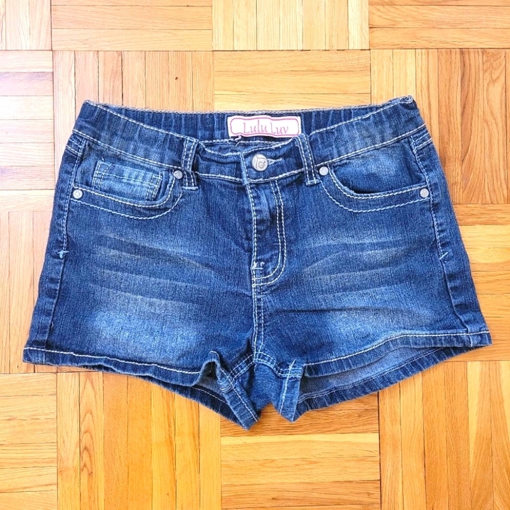 Lulu Luv Girl Jean Shorts, 10